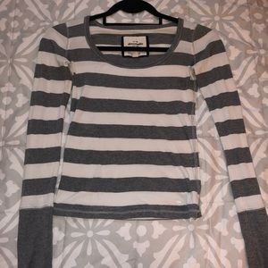 ABERCROMBIE striped long sleeve shirt